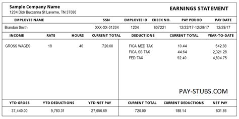 vch pay stub